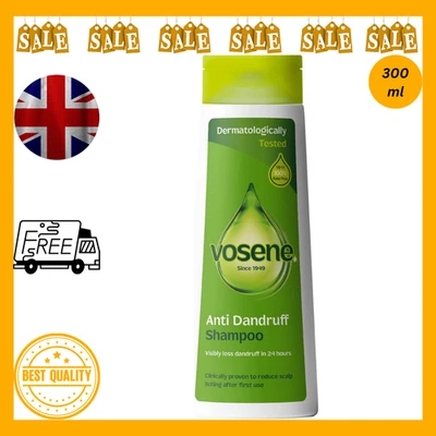 BRANDED BEST Vosene Anti-dandruff Shampoo (packaging may vary) (PACK OF 1) 300ml