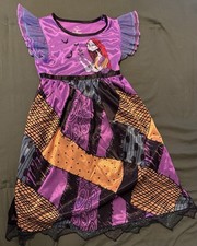 Nightmare Before Christmas Sally Toddler 5T Character Costume Nightgown Dress