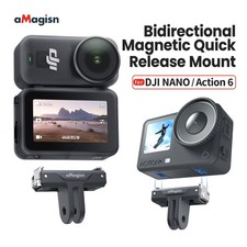 aMagisn Magnetic Quick-Release Adapter For DJI Action 6/DJI NANO Accessories