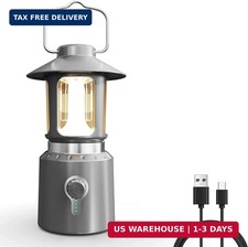 Rechargeable Camping Lantern, Telescopic Camping Light - 3 Light Modes, Adjustab