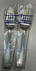 2- PANTHEON STERLING SILVER SALAD FORKS 6’ 1920 INTERNATIONAL SEALED