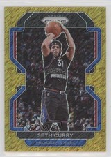 2021-22 Panini Prizm Gold Shimmer Prizm 1/10 Seth Curry #198 17hw