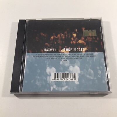 Maxwell MTV Unplugged CD Album Eight Tracks Columbia Records