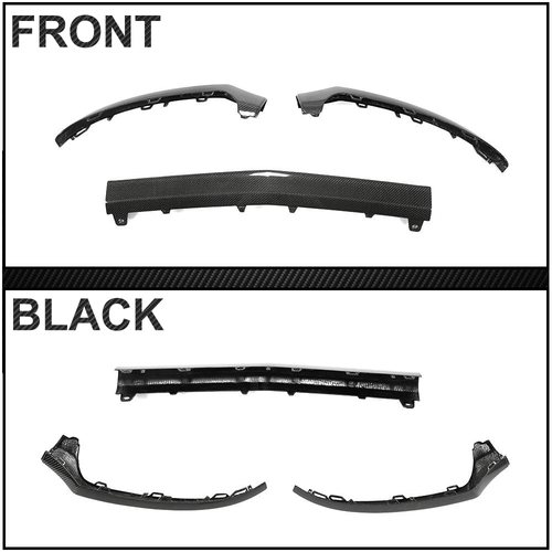 Alerón delantero de carbono para Mercedes W205 Sport C205 C250 C43 AMG 15-17 - Imagen 9 de 11