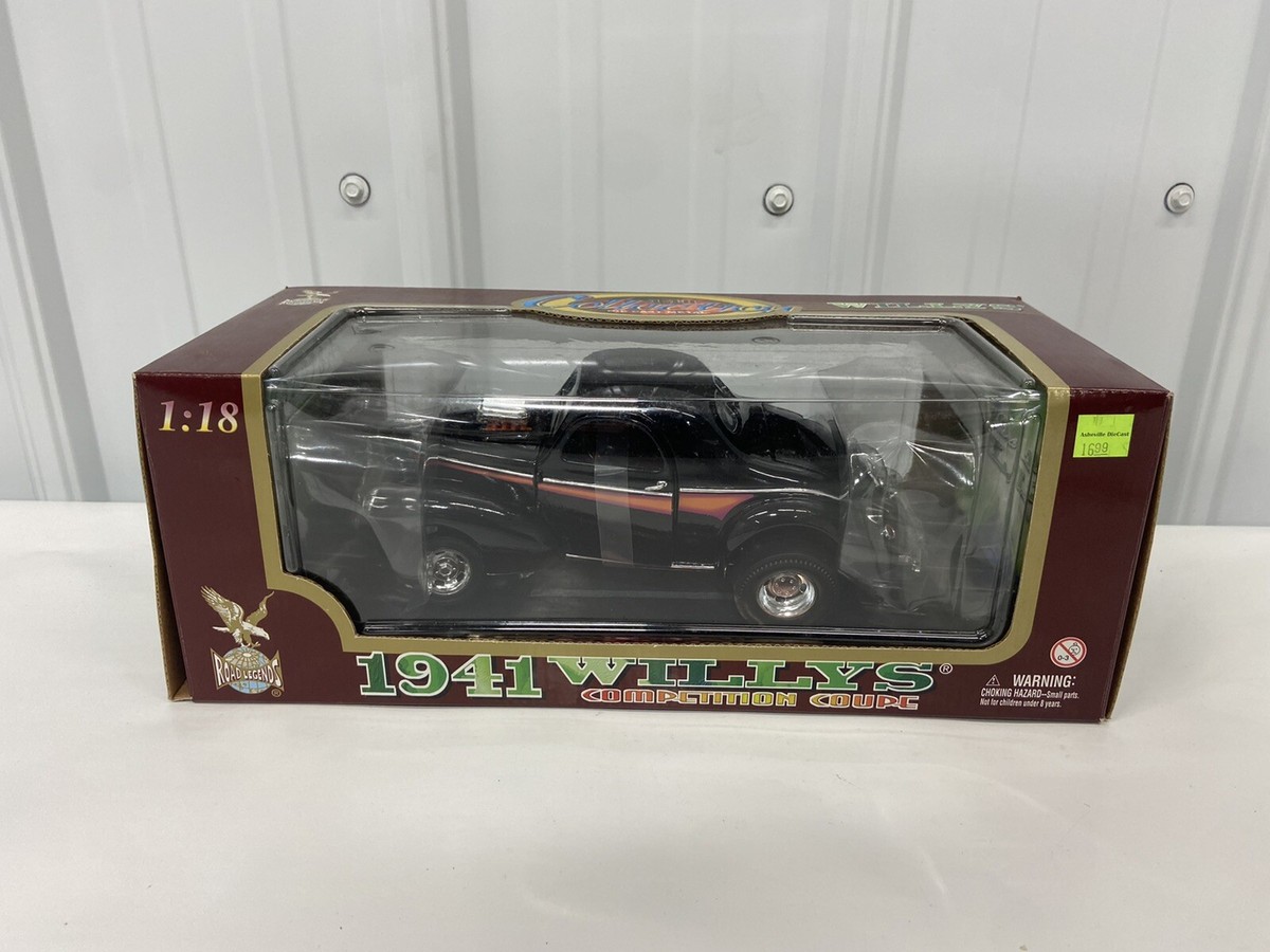WILLYS GASSER 1941 COMPETITION COUPE 1/18 ROAD LEGENDS DIECAST CAR