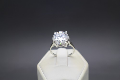 7.00ct D White Diamond Solitaire Engagement Ring Lab Created $18,000 Retail - 第 5/8 張圖片
