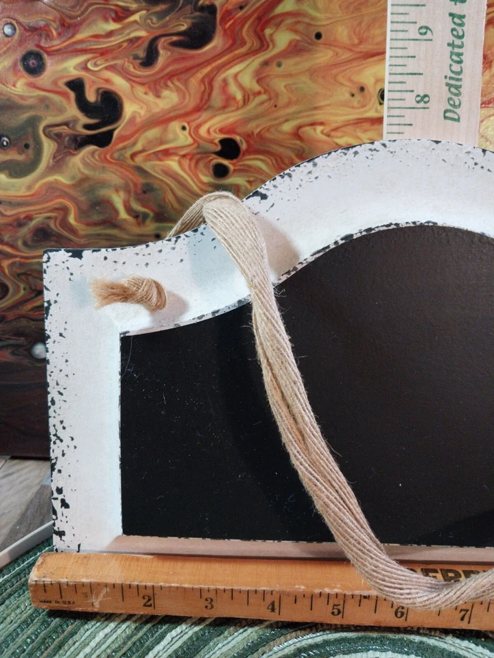 White Washed chic wall Chalkboard, cottage, menu board - Image 4 of 4
