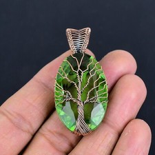 Szjinao Colgante De Plata De Ley 925 Para Mujer, Peridoto Verde