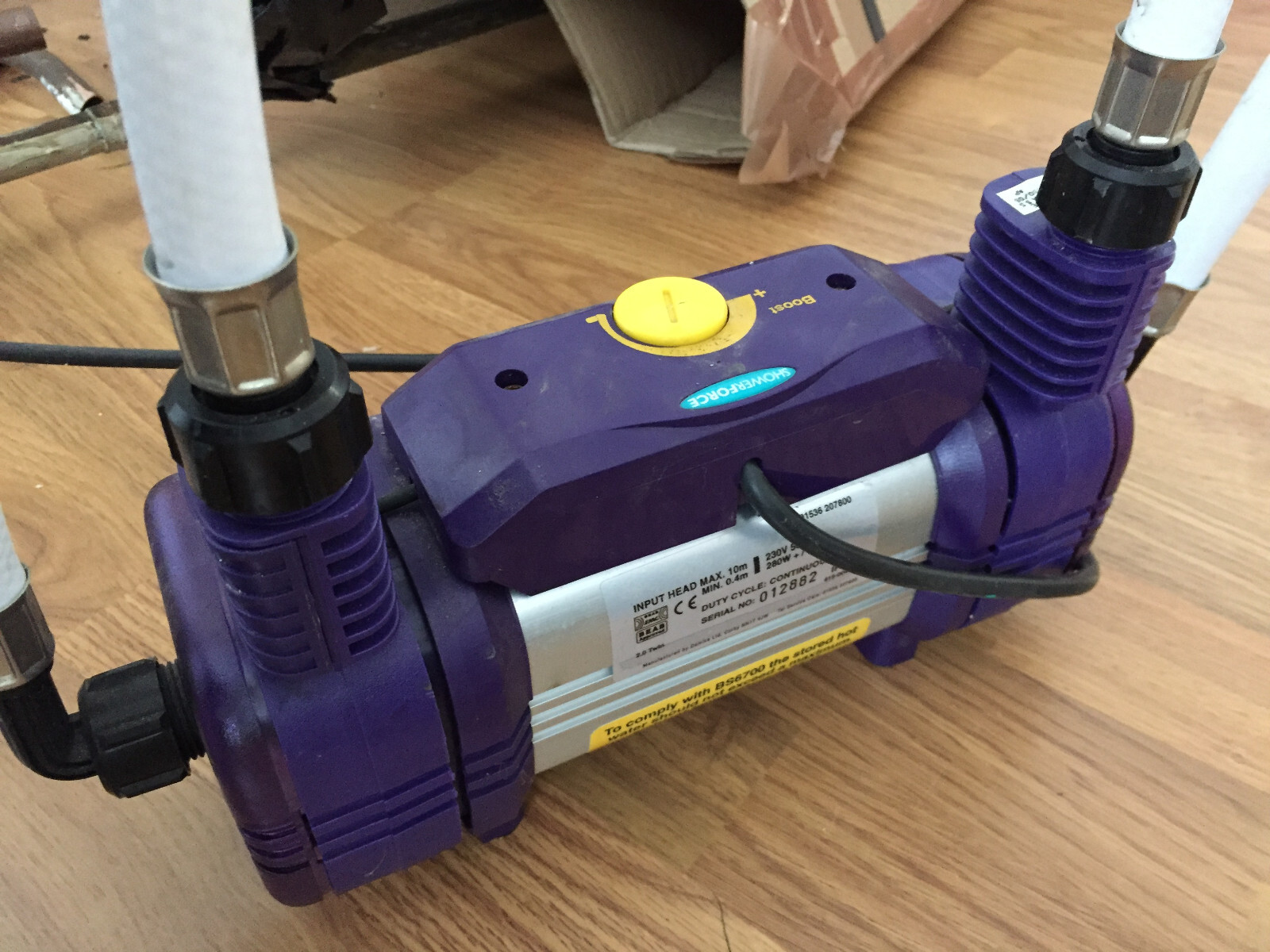 Easy Boost Duraspeed 2 Twin Shower Pump Water Pump Boost Bath Pressure