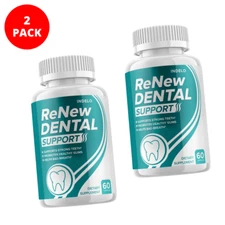 RENEW DENTAL™ (Official) Support Supplement Healthy Teeth & Gums - 120 Capsules