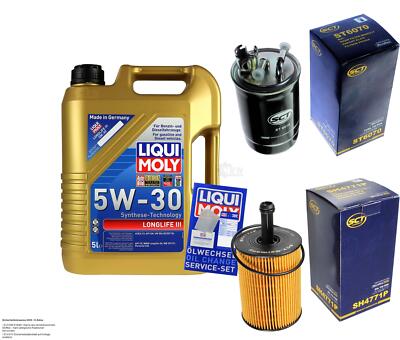 Inspektionspaket + 5L 5W-30 Öl Für Skoda Octavia 2.0 TDI - Komplettset Für Service