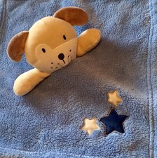 Baby Gear Puppy Dog Lovey Blue Stars Plush
