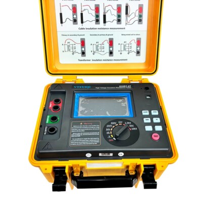 High Voltage Insulation Testers with Range 0.5MΩ-5TΩ Accuracy ±5%rdg±3V