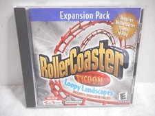 Rollercoaster Tycoon Loopy Landscapes Expansion Pack Windows 95/98 PC Game 2001