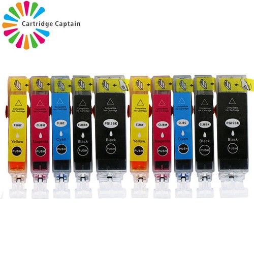 10 INK CARTRIDGES FOR CANON PIXMA IP3300 IP4200 IP4300 IP4500 PGI5 CLI