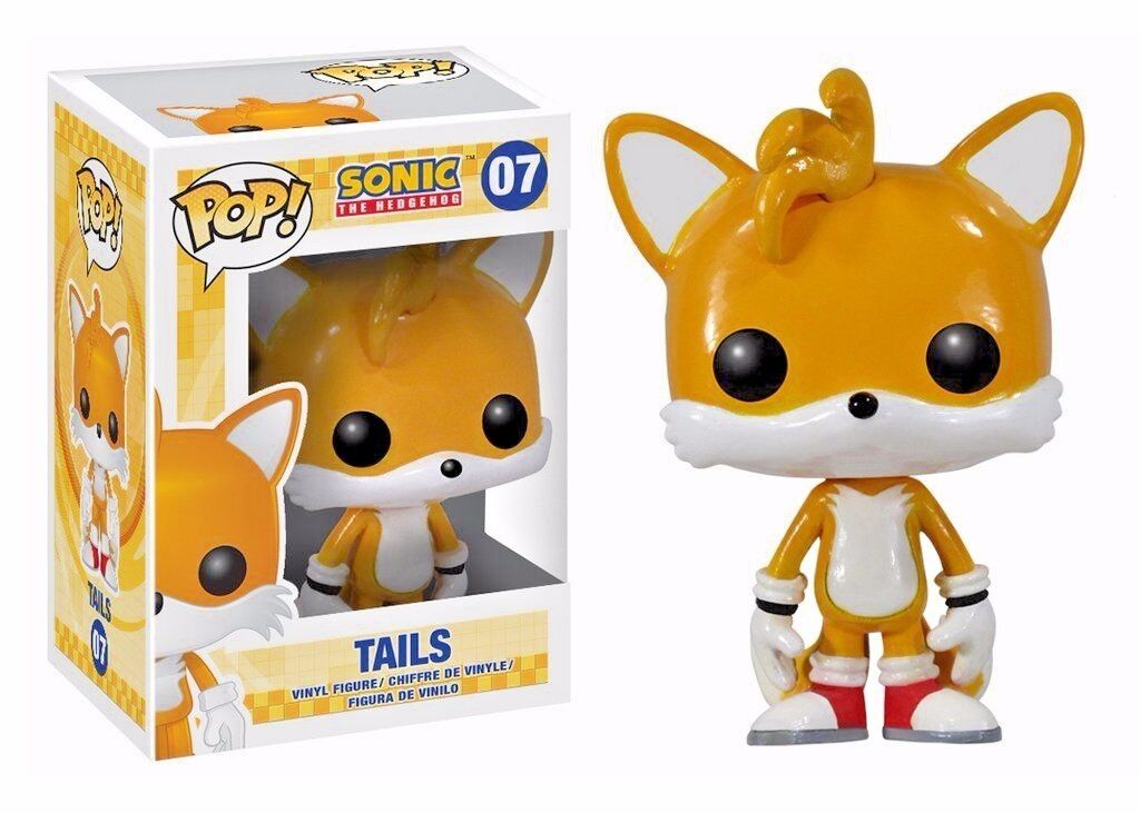 FUNKO POP GAMES SONIC THE HEDGEHOG #07 TAILS VAULTED VINYL FIGURE~FAST POST  🏡