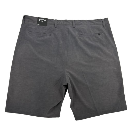 Callaway Golf Shorts Men's 44B Gray Big & Tall Everplay Opti-Dri Flat Front NEW - 第 7/11 張圖片
