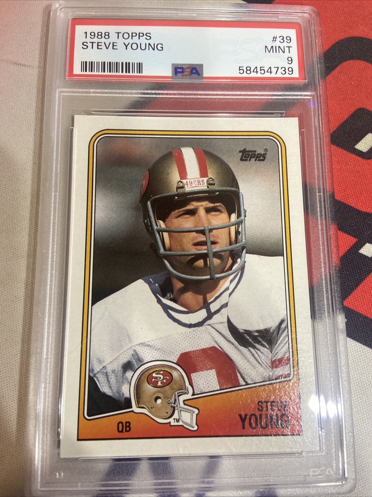 1988 Topps PSA 9 Steve Young #39