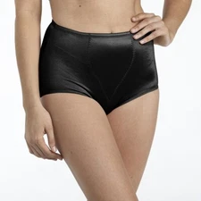 NWT Slim Shape Black Light Control Brief Women M 49616 VHTF Maidenform