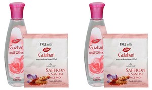 Dabur Gulabari Premium Rose Water With Saffron Face Pack 1 Ml Pack Of 2 Ebay