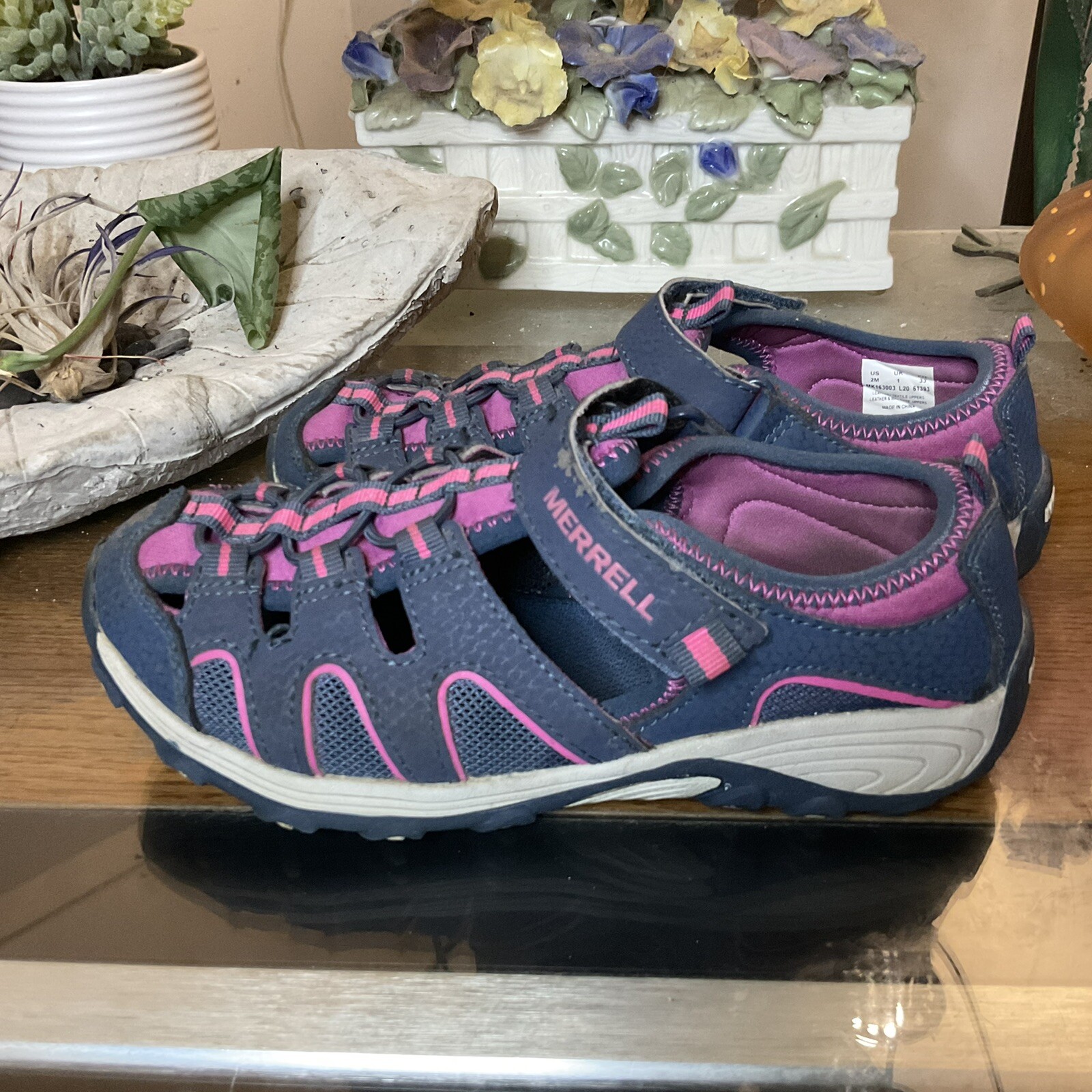 MERRELL KIDS HYDRO H2O HIKER SANDALS SZ 2 eBay