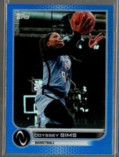 Odyssey Sims 2023 Topps Athletes Unlimited #139 Blue /99