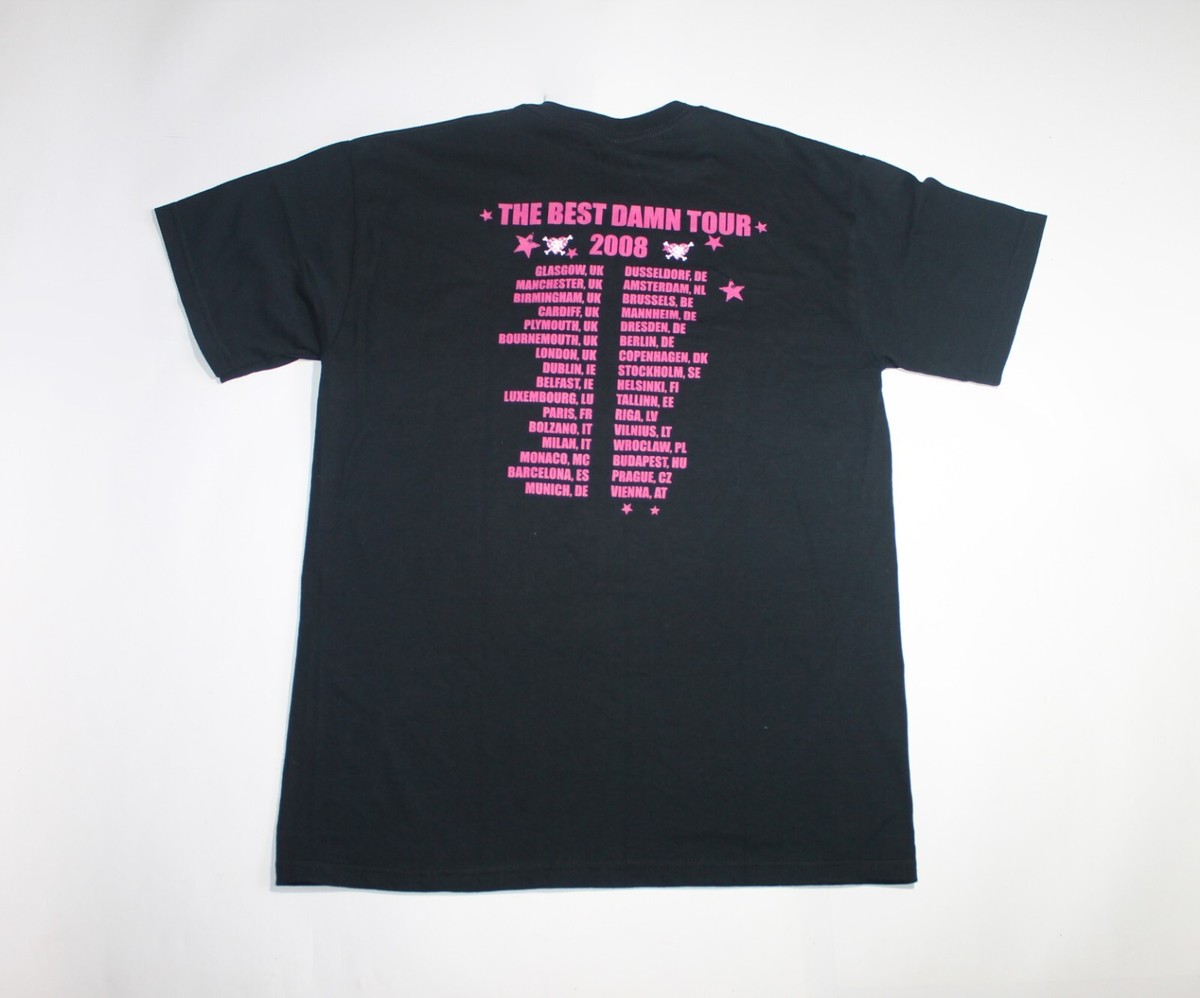 Y2K Avril Lavigne Shirt The Best Damn Tour 2008 Pop Rock Men's Tee