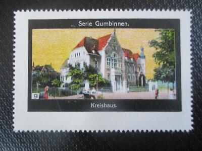 (13668) Reklamemarke - Gumbinnen - Kreishaus