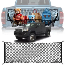 For Toyota Tacoma Pickup Rear Truck Cargo Net Envelope Heavy-Duty Storage Mesh
