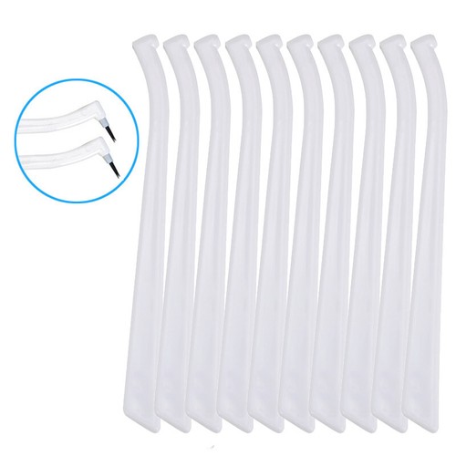 10 Pezzi Manici per Spazzolino Dentale Monouso Punte per Spazzolino Composito per Forniture Cliniche - Foto 1 di 9