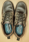Sketcher Shoes Men 10.5 Brown Leather Relaxed Fit Roomier Fit Comfort