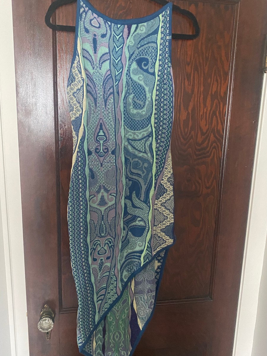 princess polly baby blue dress Vintage Late 90's COOGI dress, size small, asymetrical, body con, cosby  sweater