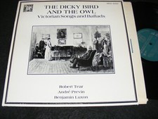 THE DICKY BIRD & THE OWL Victorian Songs and Ballads LP MHS w Andre Previn TEAR