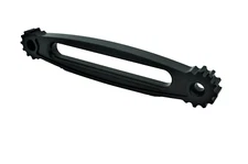 Front or Rear Bumper Fairlead for Synthetic Rope - BILLET (Royal Hooks) BLACK