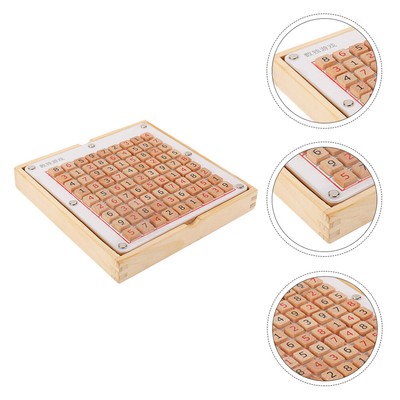 Math Learning Toy Game Chess Grids Board Intellectual Development Child