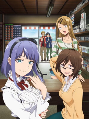 V7347 Dagashi Kashi Characters Girl Cool Anime Manga Art Decor WALL POSTER PRINT