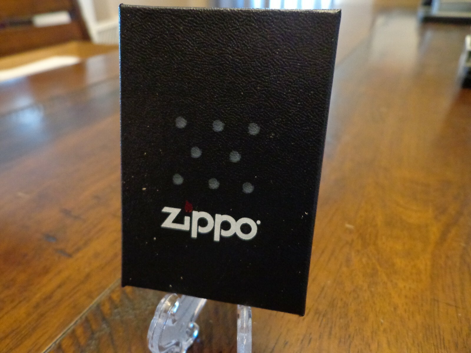 MORSE CODE SOS BRUSH BRASS ZIPPO LIGHTER MINT IN BOX EXCLUSIVE EDC 
