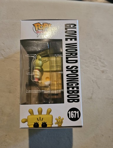 Funko Pop! Bob Esponja Pantalones Cuadrados - Guante Mundo Bob Esponja #1671 Figura Vinilo - Imagen 2 de 5