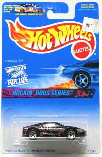 Hot Wheels Ferrari 355 Rockin' Rods Collector Car - Series #2 Of 4 (1:64 Scale Die-Cast)