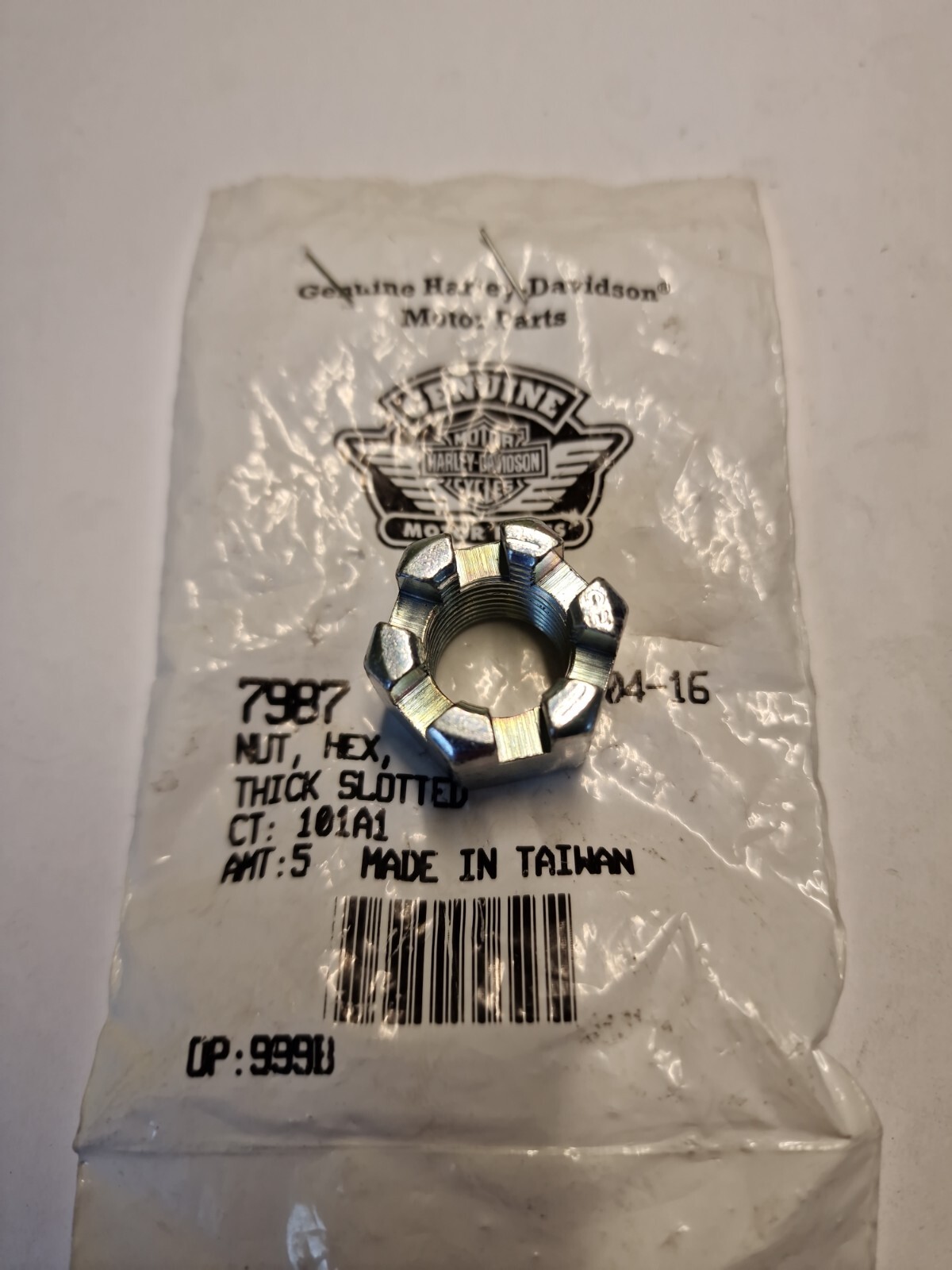 1x Harley Davidson Rear Axle Nut 7987 eBay