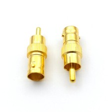 BNC Female to RCA Male Adapter Connector Plug Jack for DVR CCTV Video Camera