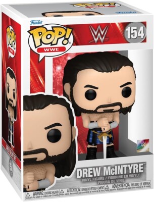 Funko Pop WWE Drew McIntyre Figure w/ Protector