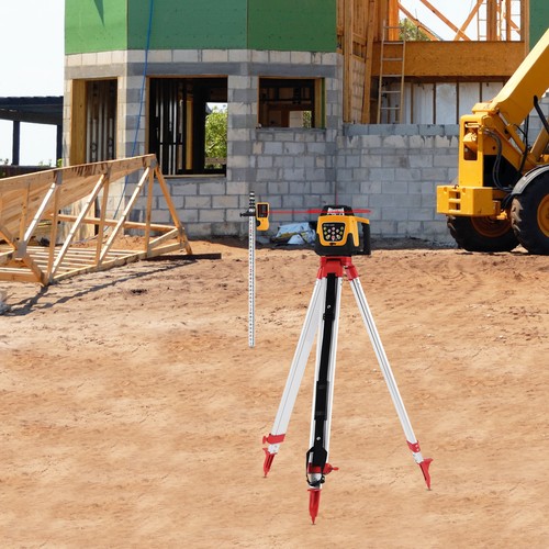 Rotating Auto Level Self-Leveling 360° Rotary Rotating Red Laser Level Tool Kit Automatic ...