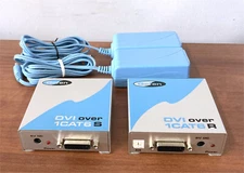 Lot of 2 Gefen DVI Over 1CAT6 S 1CAT6 R