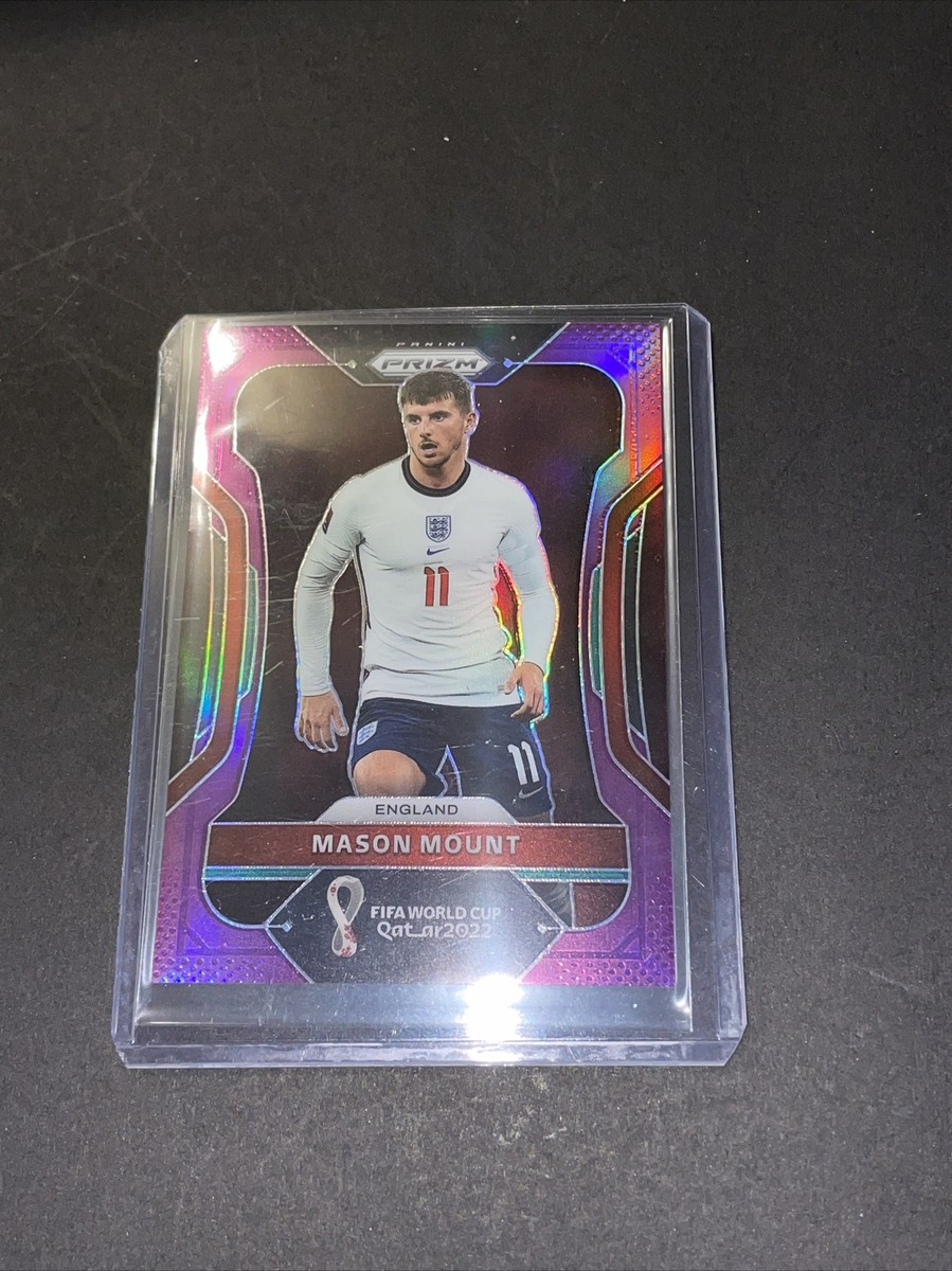 mason mount panini prizm Qatar 75シリ 2022 Panini Prizm World Cup Qatar Blue Mojo Prizm /75 Mason