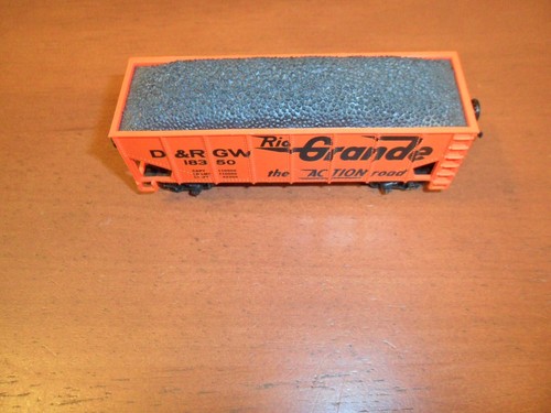 Modelino treno vintage RIO GRANDE D&RGW 18350, 2 baie scala HO, arancione - Foto 5 di 6