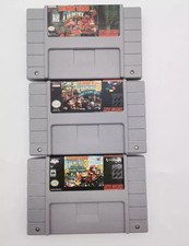 Donkey Kong Country 1 2 3 SNES Super Nintendo...