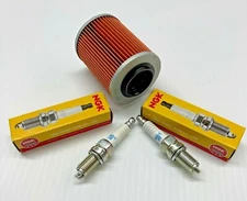 Can Am Commander 800 1000 Oil Filter + NGK Spark Plugs Tune up Kit 2011 - 2016