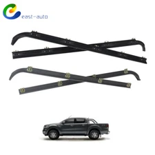 For 87-96 Ford Truck Inner And Outer Window Sweep Felts Seals Weatherstrip 4 Kit