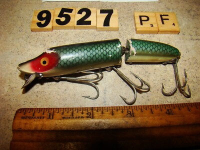 U9527 PF HEDDON JOINTED VAMP WOODEN FISHING LURE | eBay